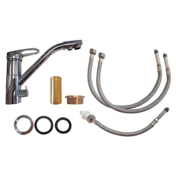 - Robinet 3 voies - Filtration eau de boisson - Compatible avec filtres sous évier^Aquawater Best