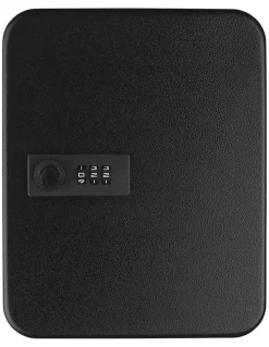 Armoire à clés à combinaison, 3 chiffres, capacité 30 clés, 200x160x75mm, époxy noir --Thirard Hot