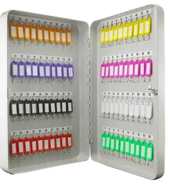 Armoire à clés à serrure fixation murale rangement 80 crochets-Autres Online