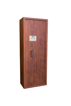 Armoire à fusils à code aspect bois TLE/10, capacité 10 fusils -^Technosafe