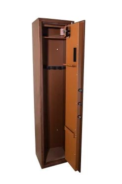 Armoire à fusils à code aspect bois TLE/5, capacité 5 fusils -^Technosafe Discount