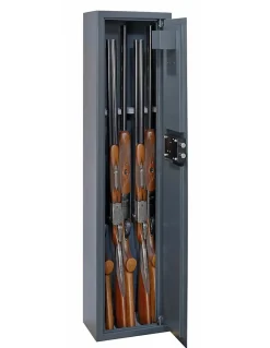 Armoire à fusils Brissac, fermeture par clé, 2 pênes, capacité de 5 fusils --Thirard New