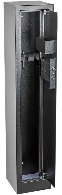 Armoire à fusils serrure électronique – 3 armes, acier noir – 60 L – l.25 x H.125 x P.25 cm^Smith & Locke Hot