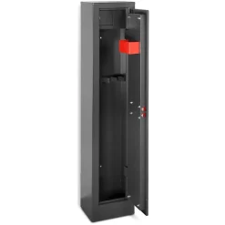 Armoire à fusils 315X205X1380mm avec coffre intérieur - 5 fusils - Workmen Security-Work Men Online