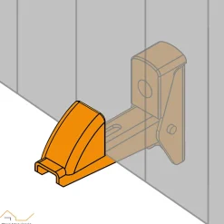 Arrêt automatique, aluminium noir, réglage 5 à 50 mm, pour volet battant^Autres Online