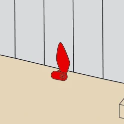 Arrêt de volet à tirefond L.130mm noir Afbat^Afbat - Tb Industrie Sas Best