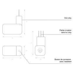 Assistant économie d'énergie Ecojoko avec capteur-
