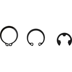 Assortiment de 1000 Circlips en acier carbone noir^Diall Hot