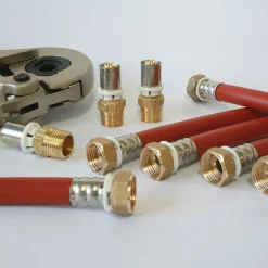 Assortiment raccord droit à sertir tube PER Ø16 mm 10 pièces^Somatherm for you Hot