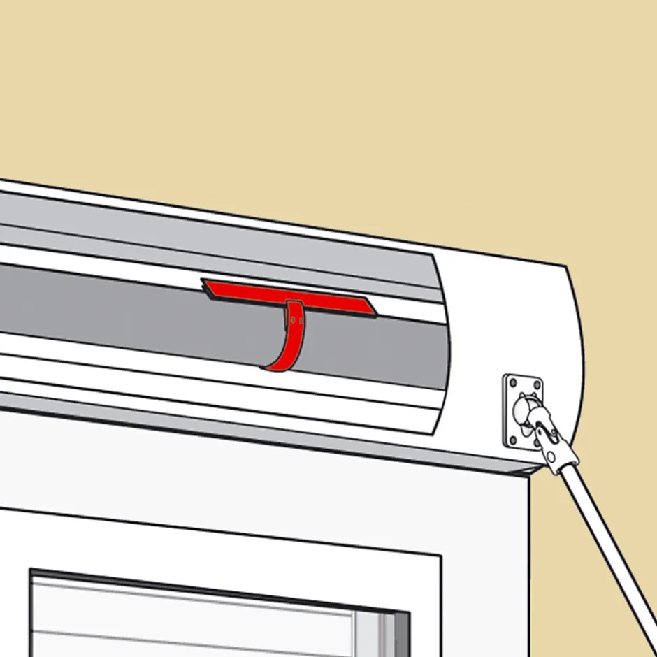 Attache tablier souple pour volet roulant L.150mm- 3 pièces-Afbat - Tb Industrie Sas Discount