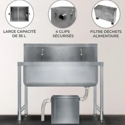 Bac à Graisse Commercial KuKoo - 35L^MonsterShop Discount