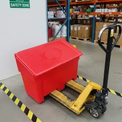 Bac à sable incendie/ à sel de déneigement 300l^Plast'Up Rotomoulage Hot