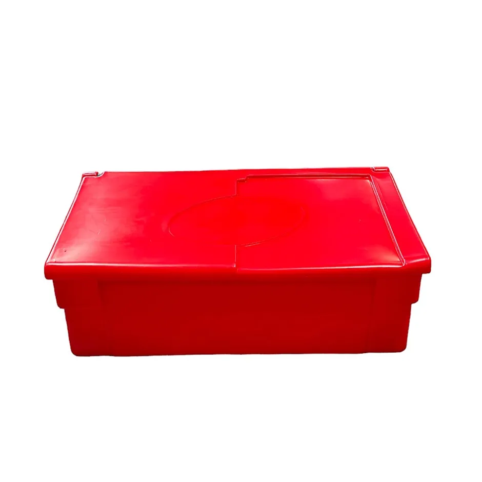 Bac à sable incendie/ à sel de déneigement 100l-Plast'Up Rotomoulage Outlet