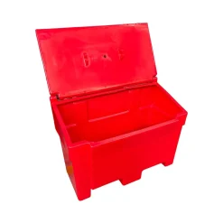 Bac à sable incendie/ à sel de déneigement 200l- lot de 6-Plast'Up Rotomoulage Clearance