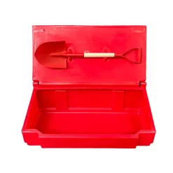 Bac à sable incendie/ à sel de déneigement 50l + pelle-Plast'Up Rotomoulage Online