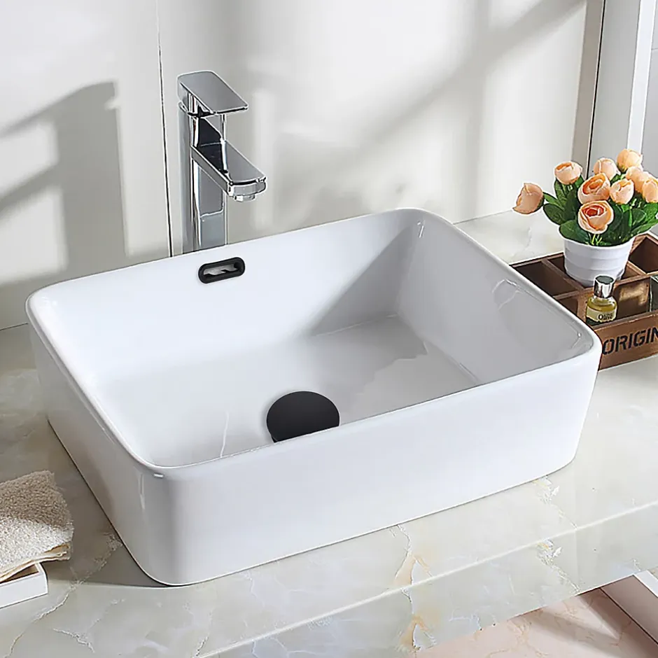 Bonde clic-clac avec trop-plein avec filtre à déchets, pour lavabo, finition noir, laiton^Balneo Clearance