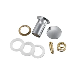 Bonde clic-clac avec trop-plein avec filtre à déchets, pour lavabo, finition chrome, laiton^Balneo Outlet