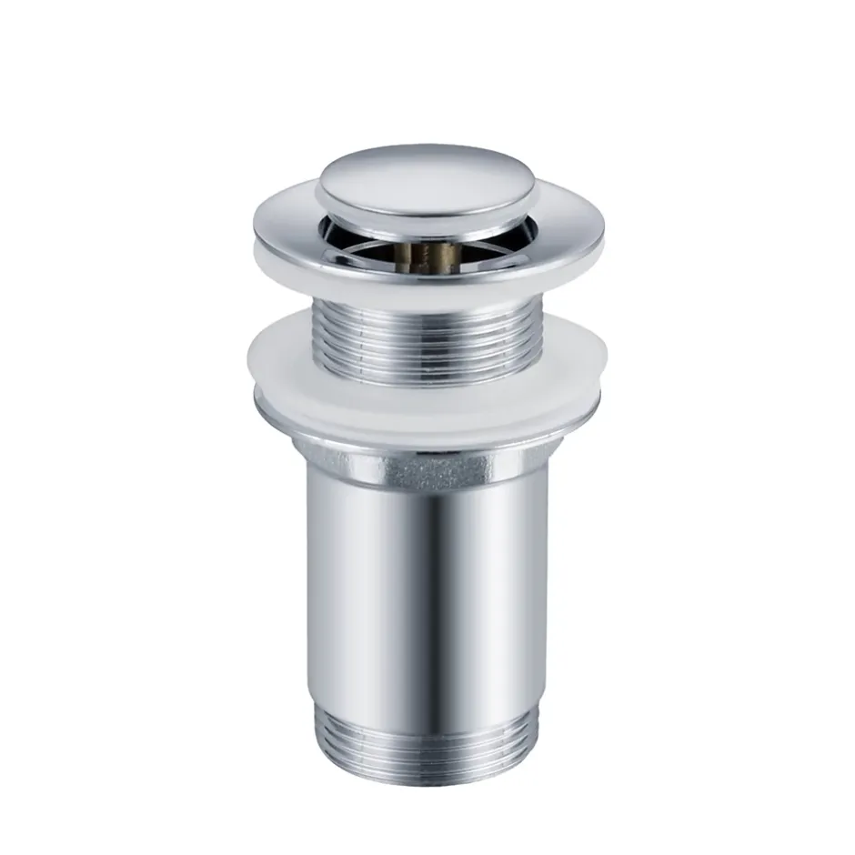 Bonde clic-clac sans trop-plein, pour lavabo, finition chrome, laiton^Balneo Clearance