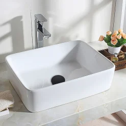 Bonde clic-clac sans trop-plein, pour lavabo, finition noir, laiton^Balneo Best