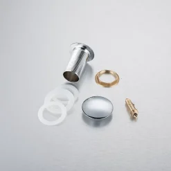 Bonde clic-clac sans trop-plein, pour lavabo, finition chrome, laiton-Balneo Hot