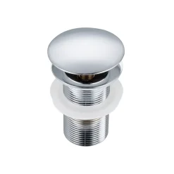 Bonde clic-clac sans trop-plein, pour lavabo, finition chrome, laiton-Balneo Hot