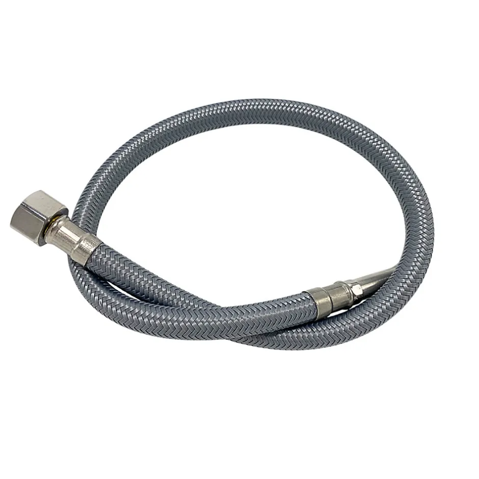 Flexible de raccordement pour robinet 3/8 x M10 40 cm tuyau PEX gris durable-Balneo Outlet