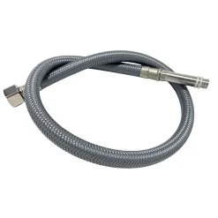 Flexible de raccordement pour robinet 3/8 x M10 40 cm tuyau PEX gris durable-Balneo Outlet