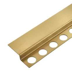 Profilé de douche frontale, au sol 130 cm, acier inoxydable, finition gold, Pente de 1,5%-Balneo Discount