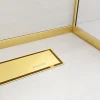 Profilé murale inclinée à gauche pour douche 170cm, acier inoxydable, finition gold, Pente de 1,5%^Balneo Online