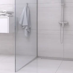 Profilé murale inclinée à gauche pour douche 120cm, acier inoxydable, finition inox, Pente de 1,5%-Balneo Sale