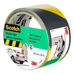 Bande de marquage noir et jaune, 50 mm x 33 m x 0,15 mm^Scotch Online