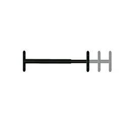Barreau télescopique de fenêtre, acier noir, Afbat, L.90 à 170 cm^Afbat - Tb Industrie Sas Outlet
