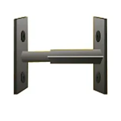 Barreau télescopique de fenêtre, acier noir, , L.30-55 cm^Mottez New