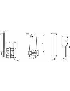 Batteuse avec cames pour boîtes aux lettres, épaisseur maxi 12mm --Thirard Online