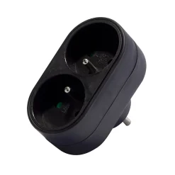 Biplite domino 2x16A 3500W 250V - Noir --Chacon Outlet