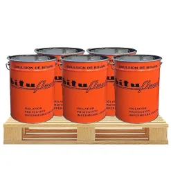 Bitume étanchéité, enduit bitumeux, imperméabilisant maçonnerie, bois, métaux, cuve, bassin, fondation, sol, BITUFLASH - -5^Procom Sale