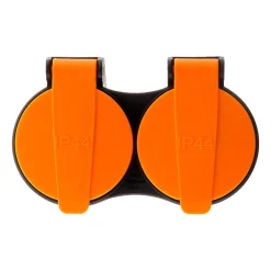 Bliplite pour extérieur étanche IP44 2P+T avec accroche - Orange -^Zenitech New