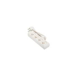 Bloc 4 prises GO/ON 2P+T 4x16A blanc 1 m cable HO5VVF 3x1G1.0-Go On Discount