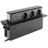 Bloc encastrable 3 prises + 2 ports USB câble 1,5 m^Otio