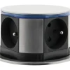 Bloc encastrable compact 3 prises + 2 ports USB^Otio Hot