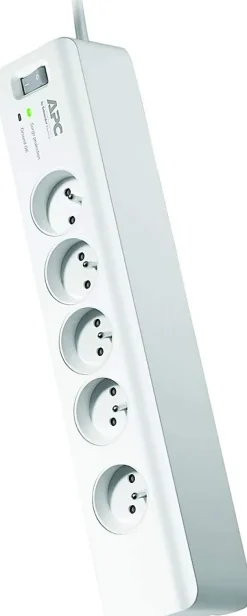 Bloc parafoudre 5 prises 2P+T (2300W) - Blanc - Schneider-Schneider Electric Discount