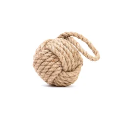 Bloque-porte boule noeud Rei tissu ⌀15x H.32 cm^ New