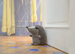 Bloque-porte hérisson Rei tissu ⌀22x H.23 cm- Outlet