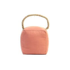 Bloque-porte Rei tissu terracota ⌀11x H.28 cm- Hot