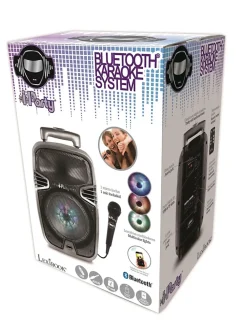 Bluetooth Karaoke avec roulettes, lumières et micro-Lexibook Outlet