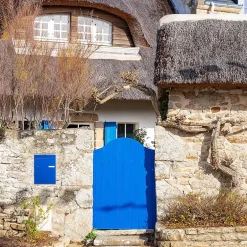 Boite à colis Atout 1 porte Bleu brillant RAL 5010 B-Renz Outlet