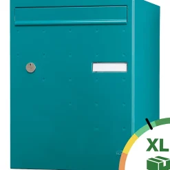 Boite à colis Atout 1 porte Vert brillant RAL 6033 B-Renz Clearance