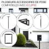 Boite à colis Eclipse 1 porte noir mat RAL 9005 M^Renz Discount