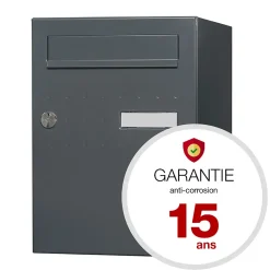 Boite à colis Eclipse 1 porte gris anthracite mat RAL 7016 M-Renz New