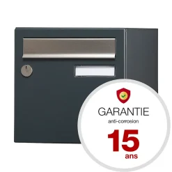 Boite aux lettres Allure 2 portes gris anthracite 7016M^Renz Clearance